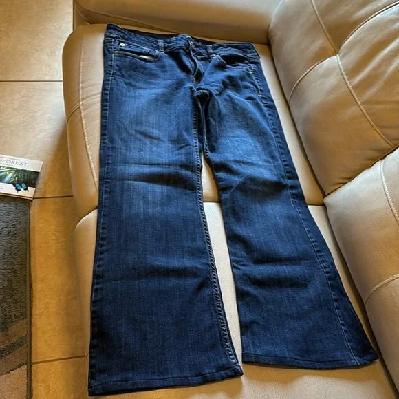 American eagle stretch jeans size 12 flare leg - Picture 5 of 6